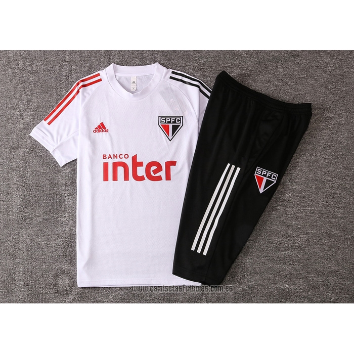 Chandal del Sao Paulo Manga Corta 2020-2021 Blanco